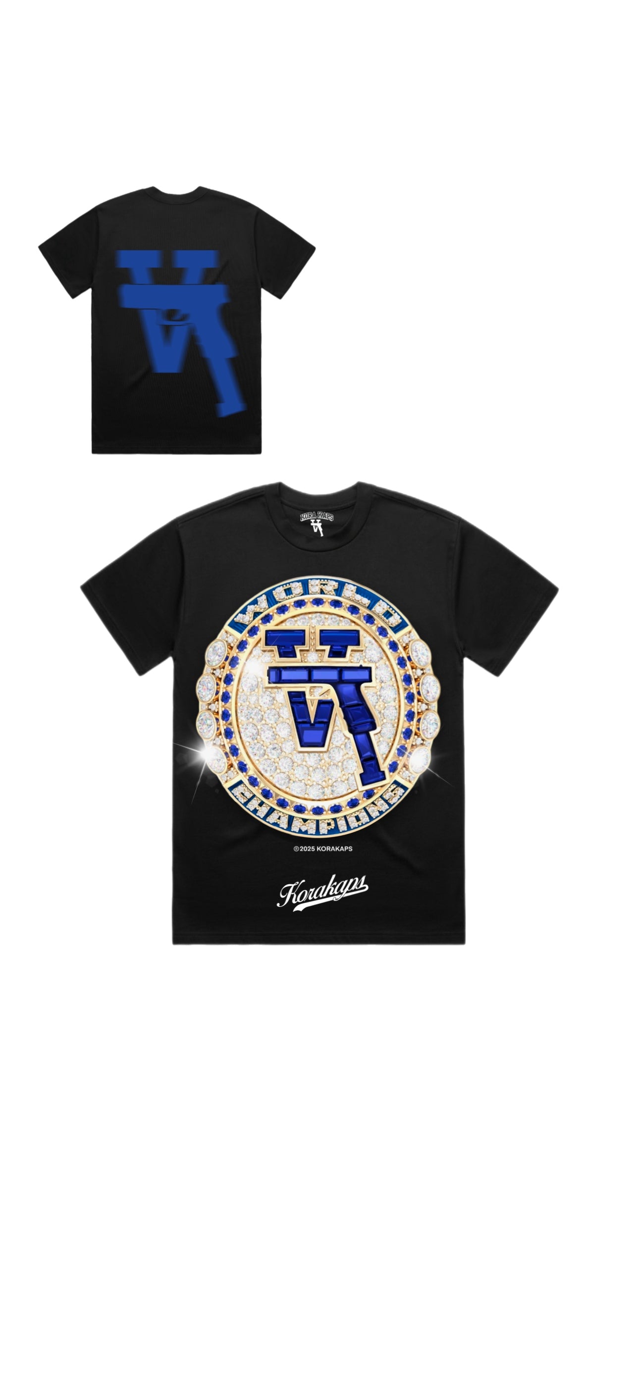 A LA GLCK BLACK RING TEE