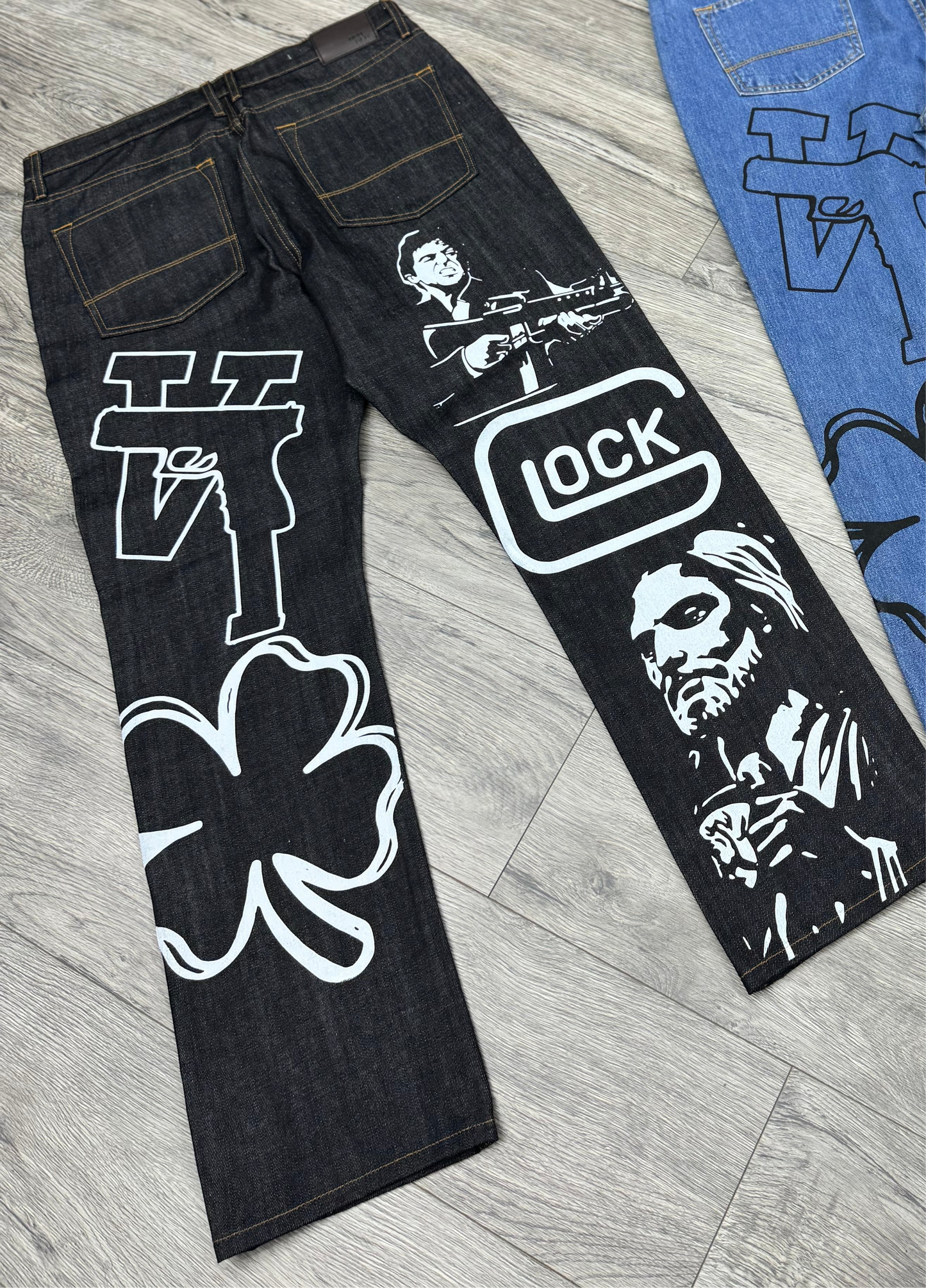 A LA GLCK 501 STYLE WHITE PRINT
