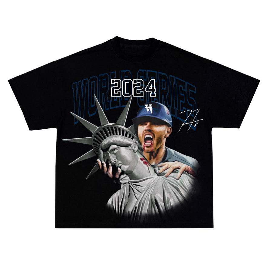 A LA WORLD SERIES TEE