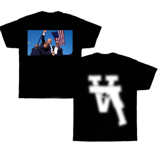 LA GLCK BLURRY TRUMP TEE