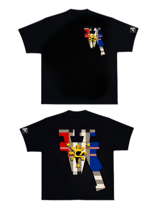 A LA GLCKBERRY FILIPINO FLAG TEE
